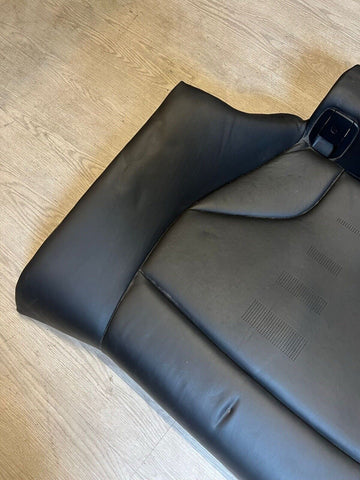 BMW F82 M4 Coupe 15-20 Rear Back Seats Cushion Black Leather Backrest Bench