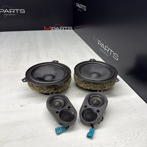 00-06 BMW E46 325 330 M3 Front Door / Rear Deck BSW Bavsound Speaker Tweeters