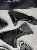 OEM Porsche 718 Cayman 982 GT4RS Weissach Carbon Air Intake Trims Set 982853990
