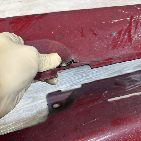 01-06 BMW E46 M3 Rocker Panel Side Skirts OEM Imola Red *Notes*