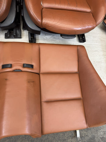 01-06 BMW E46 M3 Convertible Interior Front Rear Heated Seats Cinnamon *Notes