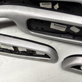 01-06 BMW E46 M3 Convertible Interior Armrests Trim Set Brushed Aluminum