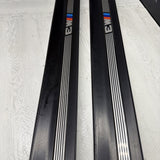 96-99 BMW E36 M3 Coupe Door Sills Trims Pair Black OEM