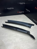 01-06 BMW E46 M3 Convertible Front A Pillars Black Original OEM Pair
