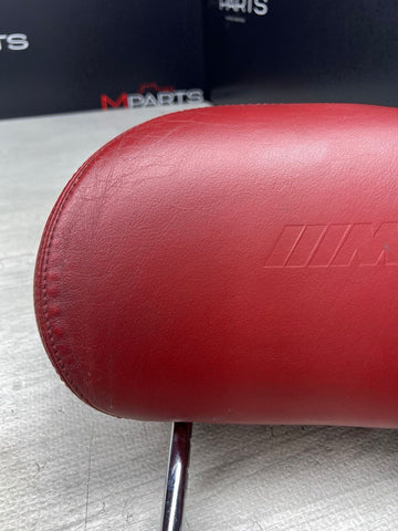 2001-2006 BMW E46 M3 Coupe Front Headrest Head Rest OEM Imola Red