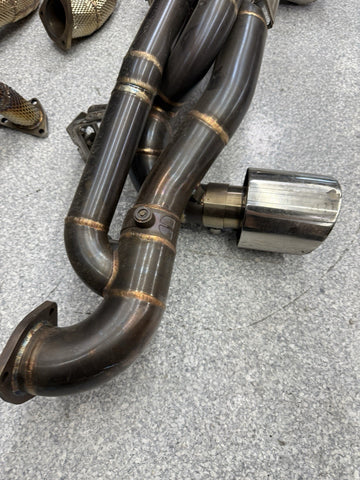 23-25 PORSCHE GT4RS GT4 RS 982 718 REAR MUFFLER SECTION *BENT TIP