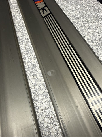 96-99 BMW E36 M3 Coupe / Convertible Door Sills Trims Pair Grey OEM