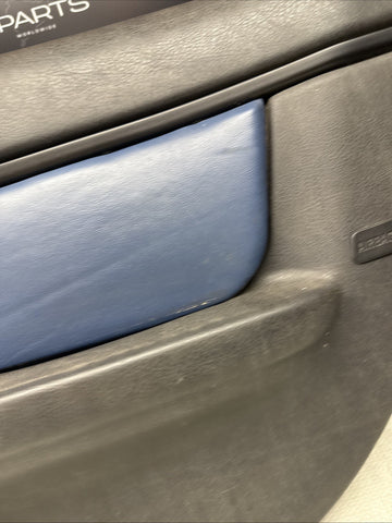96-02 BMW Z3 M Z3M Front Passenger Right Door Card Panel Cover Trim Estoril Blue