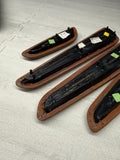 01-06 BMW E46 M3 Convertible Door Upper Arm Rest Armrest Pads Cinnamon