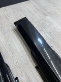 06-10 BMW E63 E64 M6 Side Skirts Rocker Panels Black Sapphire OEM