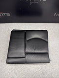 2001-2006 BMW E46 M3 COUPE REAR LEFT SEAT UPPER BACKREST LEATHER CUSHION BLACK