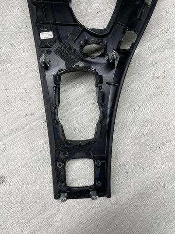 09-13 BMW E93 M3 CONVERTIBLE DCT CIC LEATHER CENTER CONSOLE TRIM