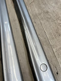 94-99 BMW E36 M3 SEDAN SIDE SKIRTS ROCKER PANELS MOLDINGS ARCTIC SILVER