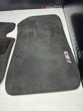 Used Genuine 2008-2013 BMW E90 E92 E93 M3 Carpets Floor Mats Black Front