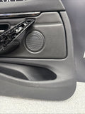 15-20 BMW F82 F83 M4 Front Left Driver Black Leather Door Card Panel
