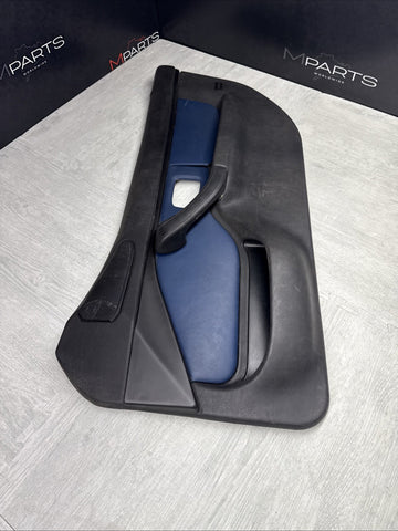 96-02 BMW Z3 M Z3M Front Passenger Right Door Card Panel Cover Trim Estoril Blue