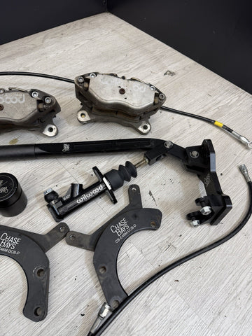 BMW E46 M3 01-06 Chasebay Hydro Hand Brake Assembly Wilwood Caliper Assembly