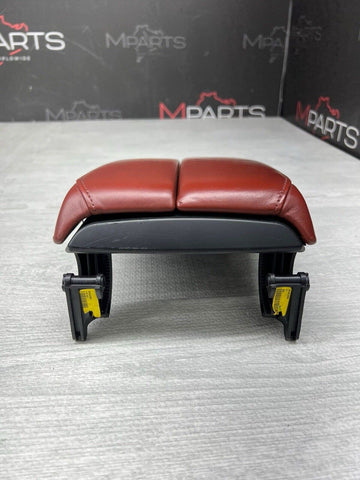 08-13 BMW E92 E90 E93 M3 Armrest Fox Red Leather OEM