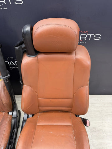 01-06 BMW E46 M3 Convertible Interior Front Heated Seats Cinnamon *Notes*