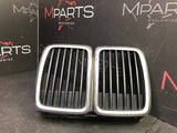 BMW E30 318 323 325 328 Chrome Front Kidney Grilles OEM