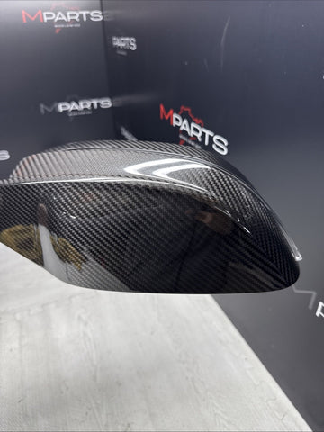 OEM BMW 21-26 G80 G82 G83 M3 M4 Front Side Door Mirror Covers Caps Carbon Fiber