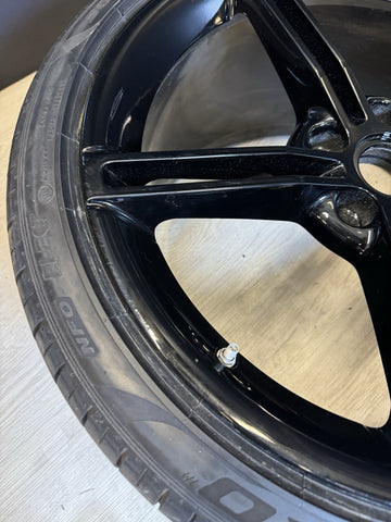 PORSCHE TAYCAN MISSION E REAR WHEEL RIM 21x11.5 ET66 9J1601025AB *Repaired Crack