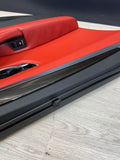 11-16 BMW F10 M5 SEDAN REAR LEFT DRIVER SAKHIR ORANGE DOOR CARD PANEL