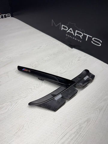 15-20 BMW F82 F83 M4 Right Front Fender Side Vent Grille OEM Black 51138058780