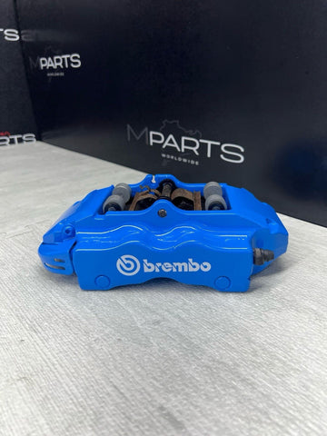 01-13 BMW E46 E90 E92 E93 M3 Brakes Brembo Left Rear Caliper Blue