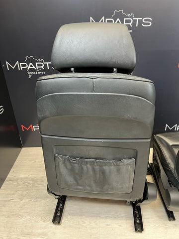 06-10 BMW E60 M5 Interior Front Seats Black Complete Powered