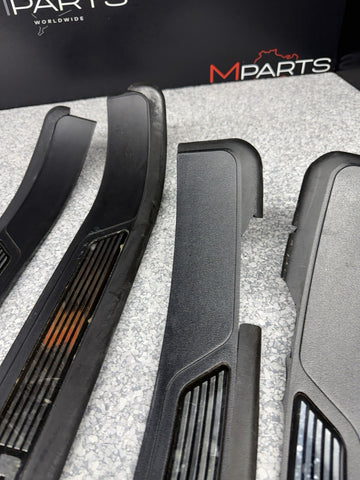 BMW E39 M Sport Door Sill Trim Scuff Plate Set OEM 525 530 540 M-Tech M5 *Cracks