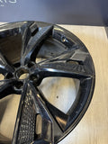 22" Audi RS7 RS6 OEM Stock Wheel Gloss Black Rim Q7 SQ7 22x10.5 *Repaired Crack*