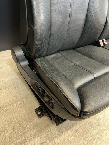 06-10 BMW E60 M5 Interior Front Seats Black Complete Powered