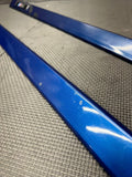 Lemans Blue Painted Moulding Exterior Door Trims Set Pair BMW 00-03 E39 M5 OEM