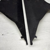 01-06 BMW E46 330CI M3 Coupe Rear C Pillars Trims Panels Black Pair OEM *Notes*