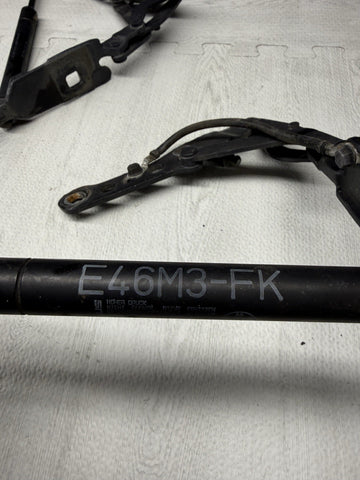 2001-2006 BMW E46 M3 FRONT HOOD HINGE HINGES SHOCKS SUPPORT SET