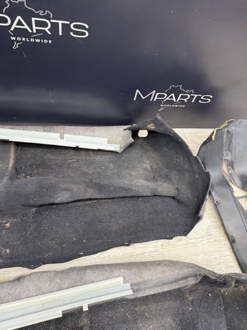 HONDA S2000 AP1  OEM BLACK INTERIOR CARPET PAIR DRIVER PASSENGER USED