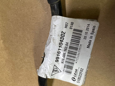 2012-2017 PORSCHE BOXSTER CAYMAN 981 911 991 GT3 NEGATIVE BATTERY CABLE WIRE