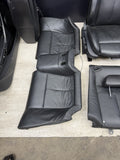 MBMW E64 M6 08-10 CONVERTIBLE FRONT REAR LEATHER SPORT SEAT BLACK DOOR CARDS