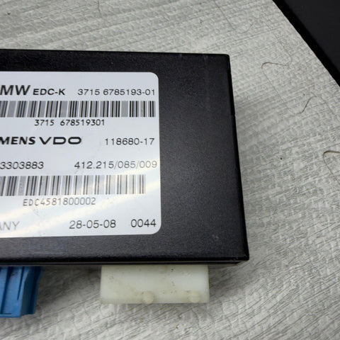 2008-2013 BMW M3 E92 E93 EDC K DAMPER SUSPENSION CONTROL MODULE UNIT OEM 6785193