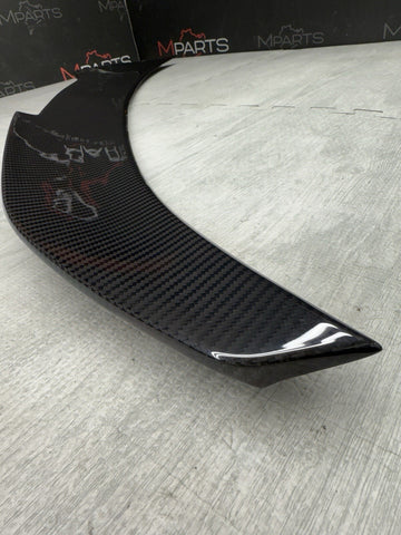 15-20 BMW F87 M2 COUPE REAR TRUNK CARBON LIP SPOILER RW CARBON