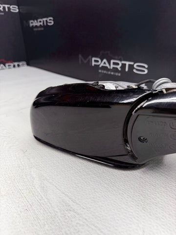 13-16 BMW F10 M5 RIGHT PASSENGER SIDE MIRROR NO CAMERA SAPPHIRE BLACK *DAMAGE