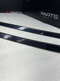 BMW E46 330CI M3 325CI Roof Rails Moldings Trims Carbon Black Pair Coupe OEM