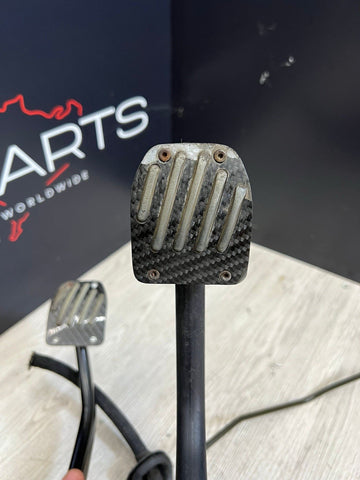 01-06 BMW E46 M3 OEM Clutch and Brake Pedal Assembly + Pedal Covers