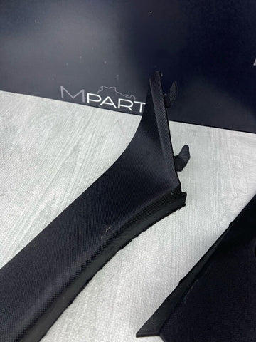 A B C Pillar Column Cover Trim Set Black OEM BMW 18-23 G01 F97 X3 X3M