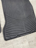 BMW OEM E46 325 330 M3 All Weather Rubber Floor Mat Set 2pc Front