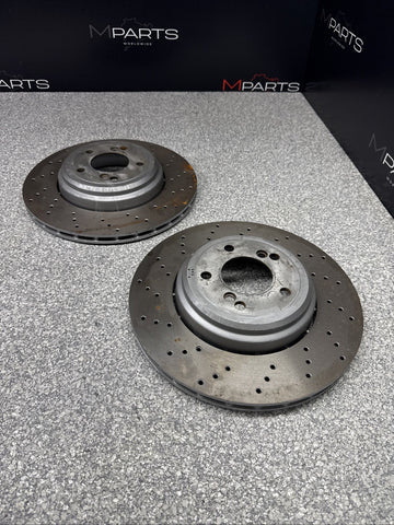 OEM / REFURBISHED 08-13 BMW E90 E92 E93 M3 Rear Brakes Rotors 2283803 2283804