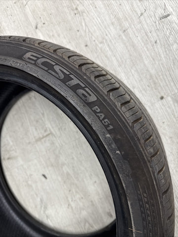 2024 Tire Kumho Ecsta PA51 255/35/19 255 35 19 96W A/S High Performance 8/32
