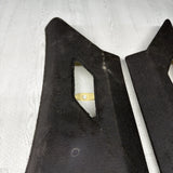 01-06 BMW E46 330CI M3 Coupe Rear C Pillars Trims Panels Black Pair OEM *Notes*