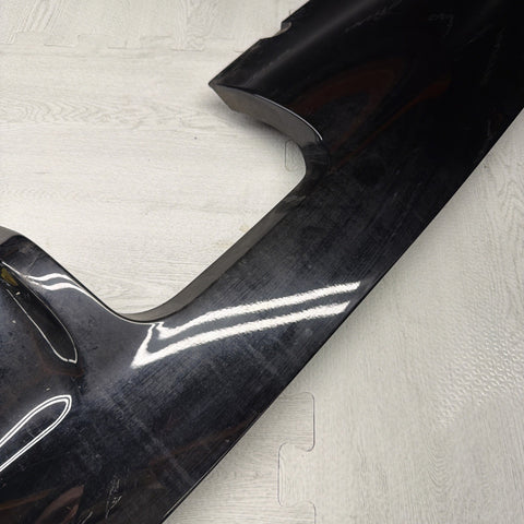 01-06 BMW E46 M3 Rear Bumper Lower Lip Diffuser Trim Panel OEM Jet Black